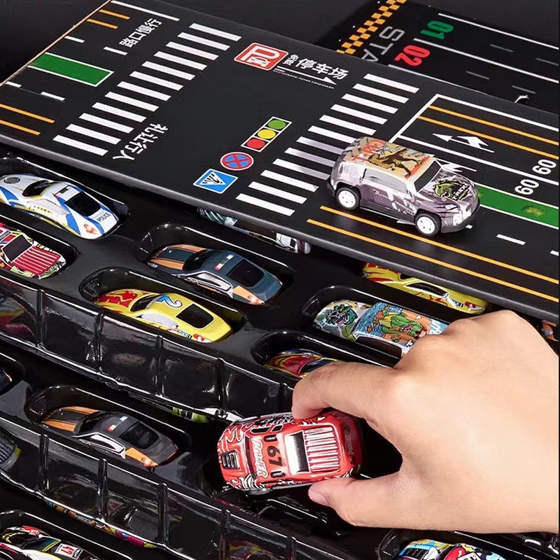 🥳2026 HOT SALE🥳💞50K+ SOLD!🚗🎁 49% OFF! 48 Mini Pull‑Back Cars with Garage – 48 vehicles, built‑in storage. Hours of fun, perfect gift for little racers! 🏎️✨