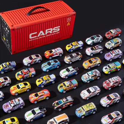 🥳2026 HOT SALE🥳💞50K+ SOLD!🚗🎁 49% OFF! 48 Mini Pull‑Back Cars with Garage – 48 vehicles, built‑in storage. Hours of fun, perfect gift for little racers! 🏎️✨