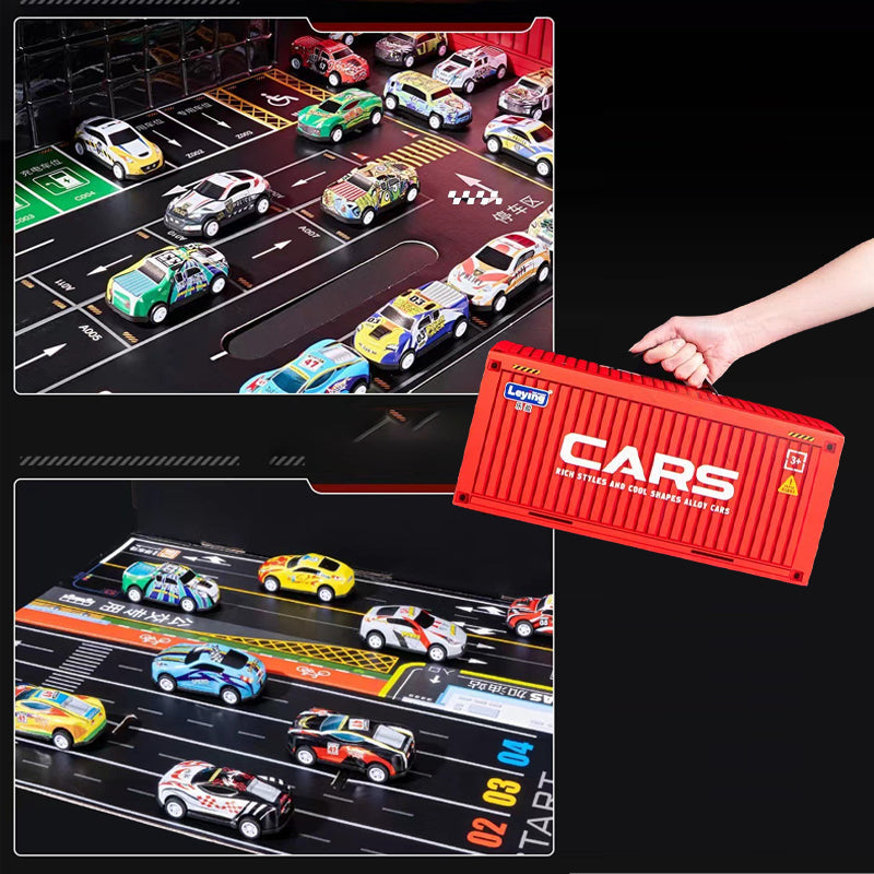 🥳2026 HOT SALE🥳💞50K+ SOLD!🚗🎁 49% OFF! 48 Mini Pull‑Back Cars with Garage – 48 vehicles, built‑in storage. Hours of fun, perfect gift for little racers! 🏎️✨