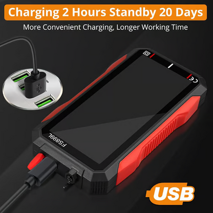 ⚡USB Rechargeable Digital Multimeter🔋– 6000 Counts, Large Color Screen & Backlight! 🛠️🔌