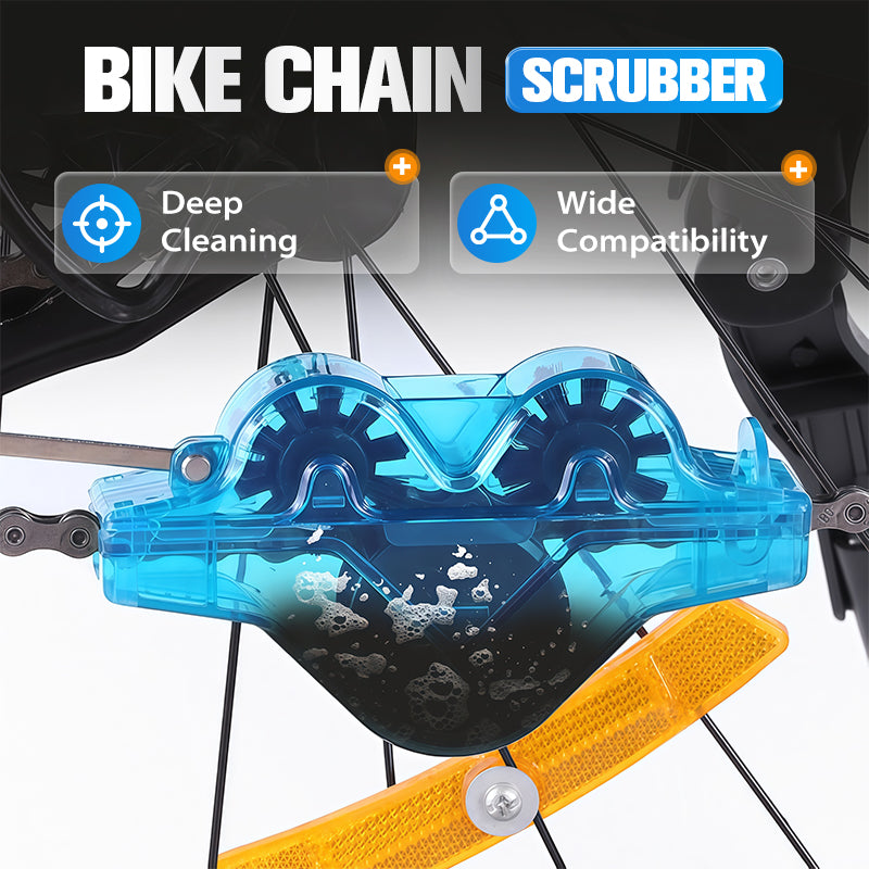 📢📢49% OFF !!!⏰🚴‍♂️ One-brush chain cleaning – no dismantling, no dirty hands! The 360° bicycle chain cleaning marvel: eco-friendly, efficient and effortless. 💧🔧