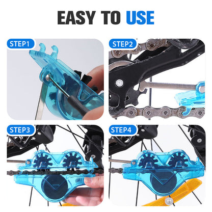 📢📢49% OFF !!!⏰🚴‍♂️ One-brush chain cleaning – no dismantling, no dirty hands! The 360° bicycle chain cleaning marvel: eco-friendly, efficient and effortless. 💧🔧
