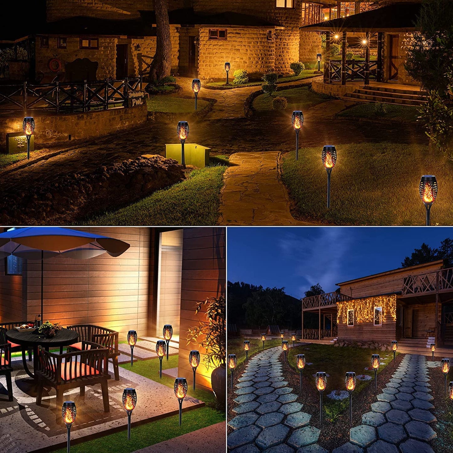 💖🔆 2026 Solar Tech | Outdoor Garden Torch Lamps | Auto-On at Dusk ⚡【New】