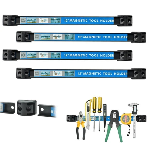 🔧 30kg Magnetic Tool Holder Bar – Heavy-Duty Garage & Workshop Tool Storage Organizer