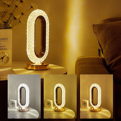 🥳SUMMER HOT SALE🥳💞50K+ SOLD!💥49% OFF! 🔥✨Rechargeable Luxury Crystal LED Night Light Lamp