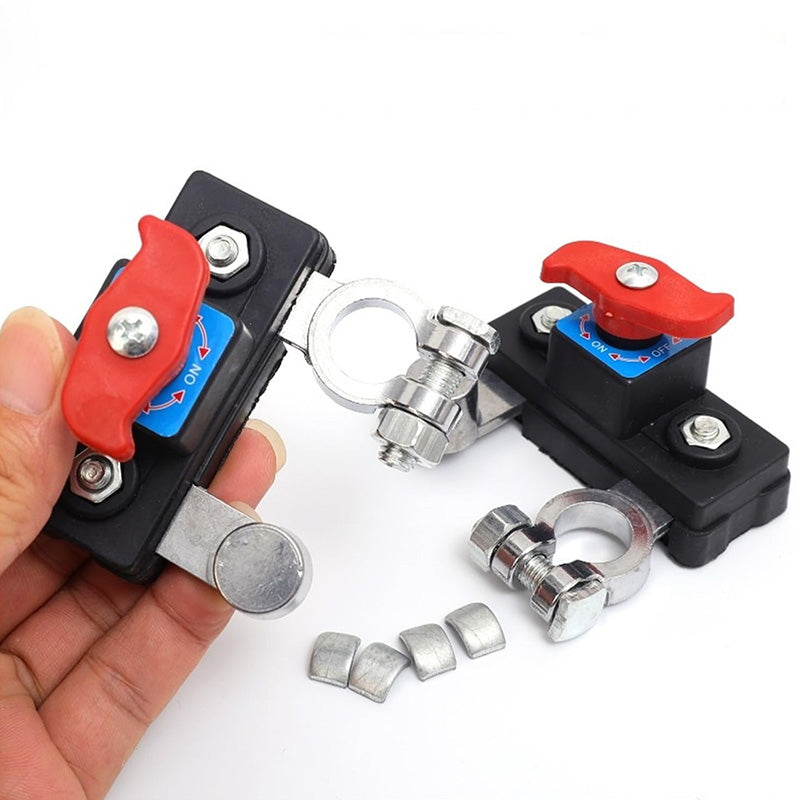 🔥One-Hand Operation🔥Car Battery Disconnect Switch – Protect Your Car Battery & Cut Power Instantly!
