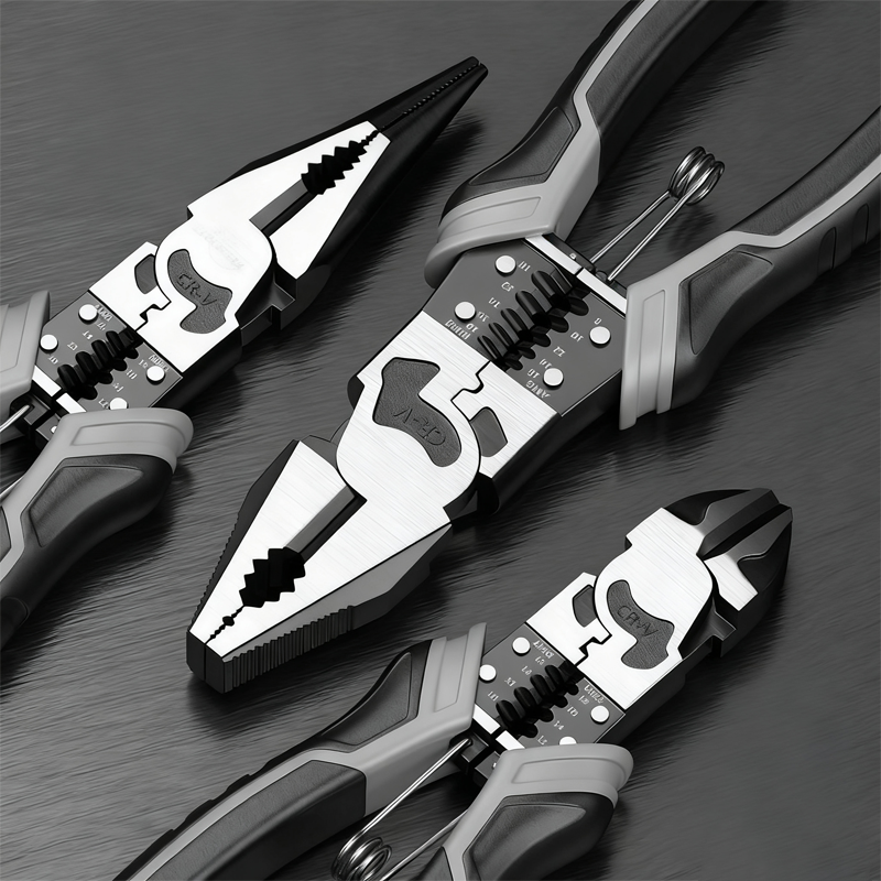 9" Multifunction Lineman's Pliers with Wire Stripper