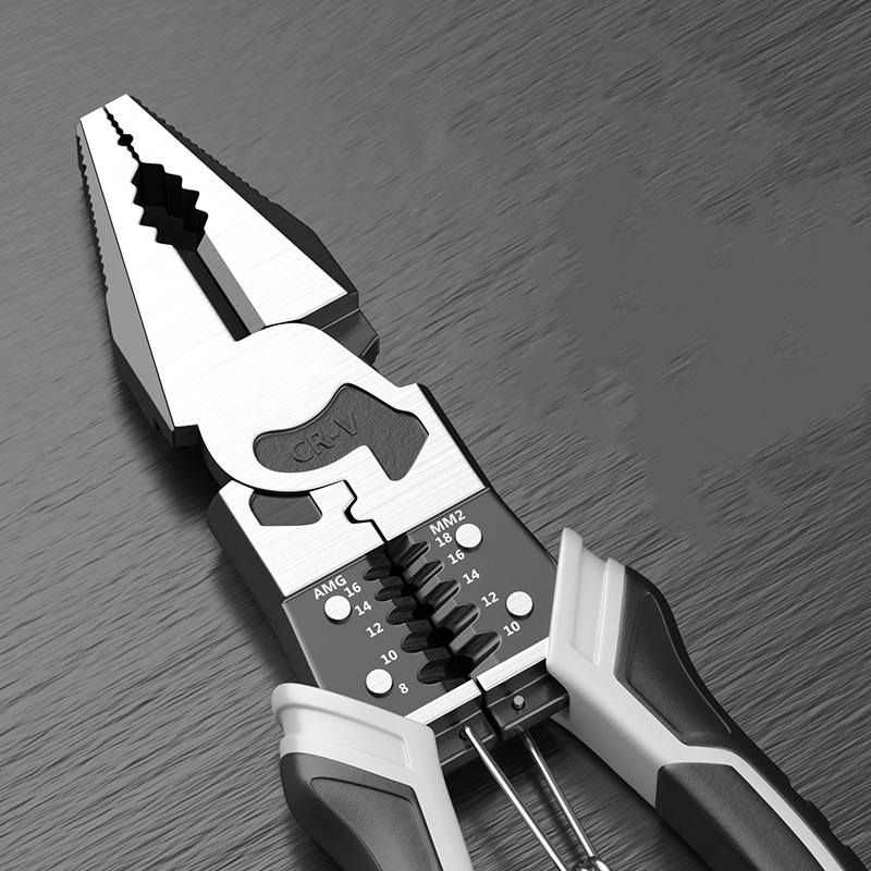 9" Multifunction Lineman's Pliers with Wire Stripper