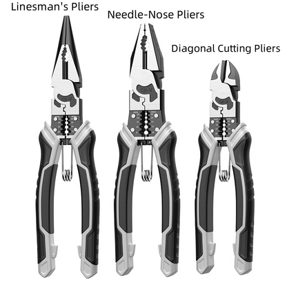 9" Multifunction Lineman's Pliers with Wire Stripper