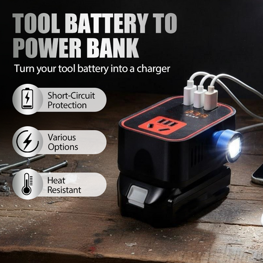 Multi-Function Inverter with LED Light