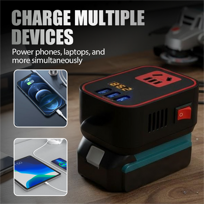 Multi-Function Inverter with LED Light