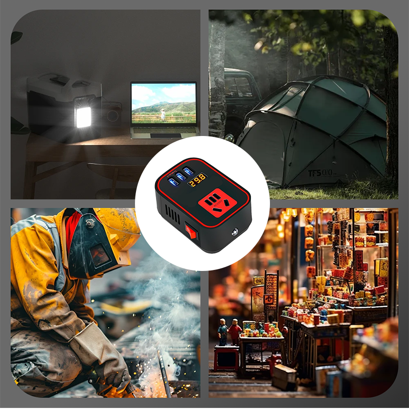 Multi-Function Inverter with LED Light