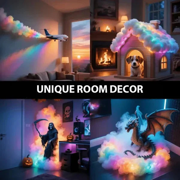 🌈☁️DIY USB-powered Thundercloud LED light decoration