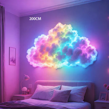 🌈☁️DIY USB-powered Thundercloud LED light decoration