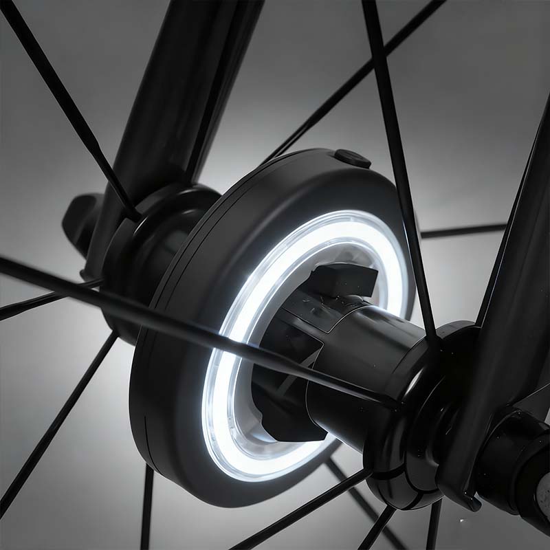 🚴40% OFF! 💫 LED Bike Hub Light – Waterproof, Easy to Install & 8 Colour Modes 🌈