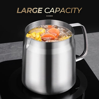 🧑‍🍳 49% OFF! Multi‑Function Stainless Steel Oil Filter Container – Large capacity, reusable filter. Saves oil, keeps cooking clean & healthy. A kitchen must‑have! 🔥✨
