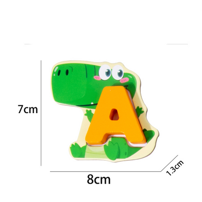 🌸 49% OFF NOW! 🌸 Wooden Letter & Animal Toy – 26‑piece, educational & fun ✨