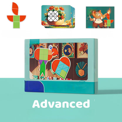 🧩 HOT SALE! ⚡ Children’s Educational Magnetic Tangram Puzzle – Early Education & Brain Development, Magnetic Design, Safe & Lightweight, Creative Shape Learning Fun 🎨