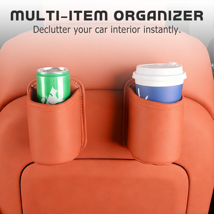 🥳2026 HOT SALE🥳💞50K+ SOLD!🚗🧺 49% OFF! Leather Car Door Cup Holder – Wide‑mouth opening, easy reach for drinks & phone. Clip‑on secure fit. PU leather, tough & stylish. 🛡️✨