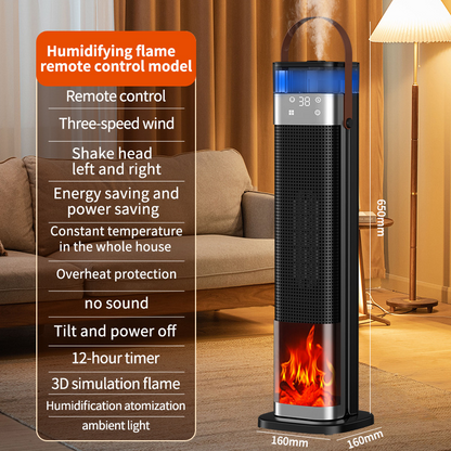 ⏰Now 39% off & free shipping!🔥 Humidifying Electric Fireplace! PTC Rapid Heating + 3D Flames + Three-Speed Temperature Control—Warmth That Warms the Heart 💧