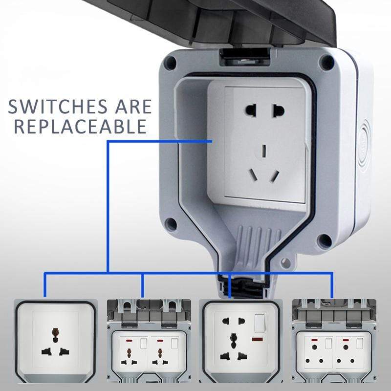 ⏳LAST DAY SALE 49% OFF!🔥Outdoor Waterproof Receptacle Outlet