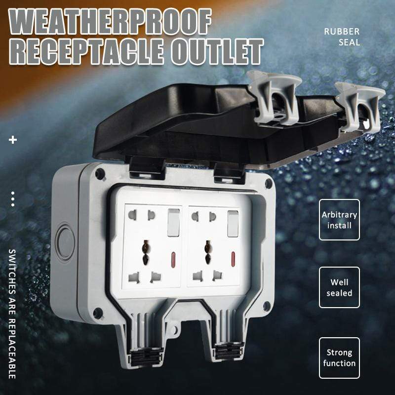 ⏳LAST DAY SALE 49% OFF!🔥Outdoor Waterproof Receptacle Outlet