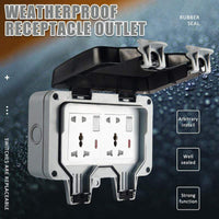 ⏳LAST DAY SALE 49% OFF!🔥Outdoor Waterproof Receptacle Outlet