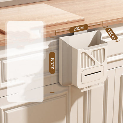 🔥While Supplies Last 40% OFF!🎉 Folding Hanging Kitchen Waste Trash Can