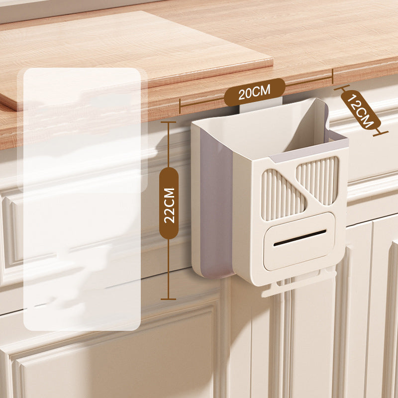 🔥While Supplies Last 40% OFF!🎉 Folding Hanging Kitchen Waste Trash Can
