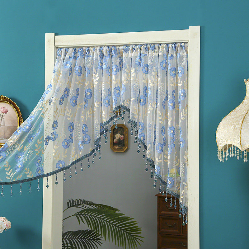 🌸Lace Short Door Curtain with Tassels