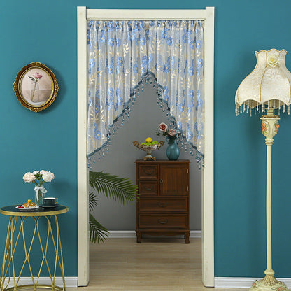 🌸Lace Short Door Curtain with Tassels