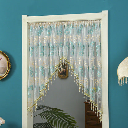🌸Lace Short Door Curtain with Tassels