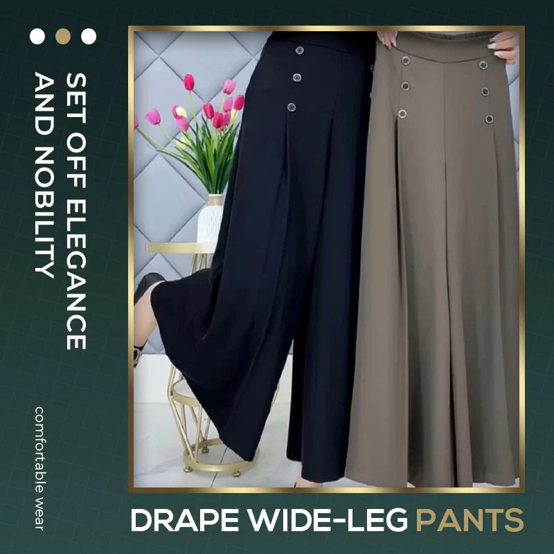 🎁2026 New Arrivals 40% OFF💥Stylish Pleated Wide-leg Pants – Flowy Silhouette, Comfortable Fit & Versatile Style 💃