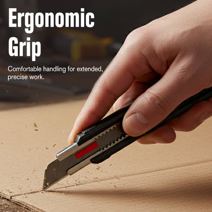 🔪40% OFF NOW ! 🔥 Heavy-Duty Sharp Utility Knife – Ergonomic Grip, Safety Lock & Replaceable Blade ⚡