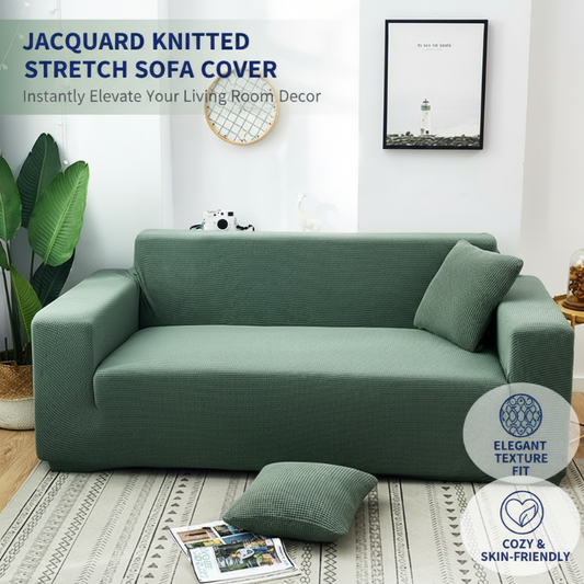 🔥49% OFF NOW!🛋️Jacquard Knitted Stretch Sofa Cover✨