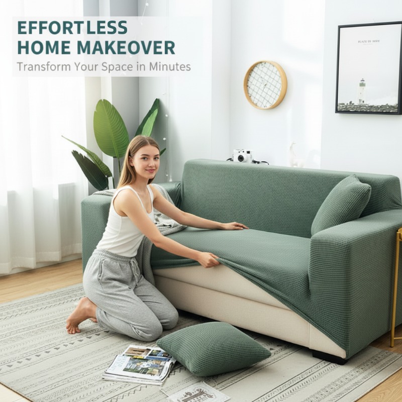 🔥49% OFF NOW!🛋️Jacquard Knitted Stretch Sofa Cover✨