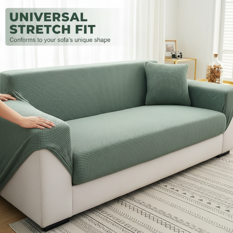 🔥49% OFF NOW!🛋️Jacquard Knitted Stretch Sofa Cover✨