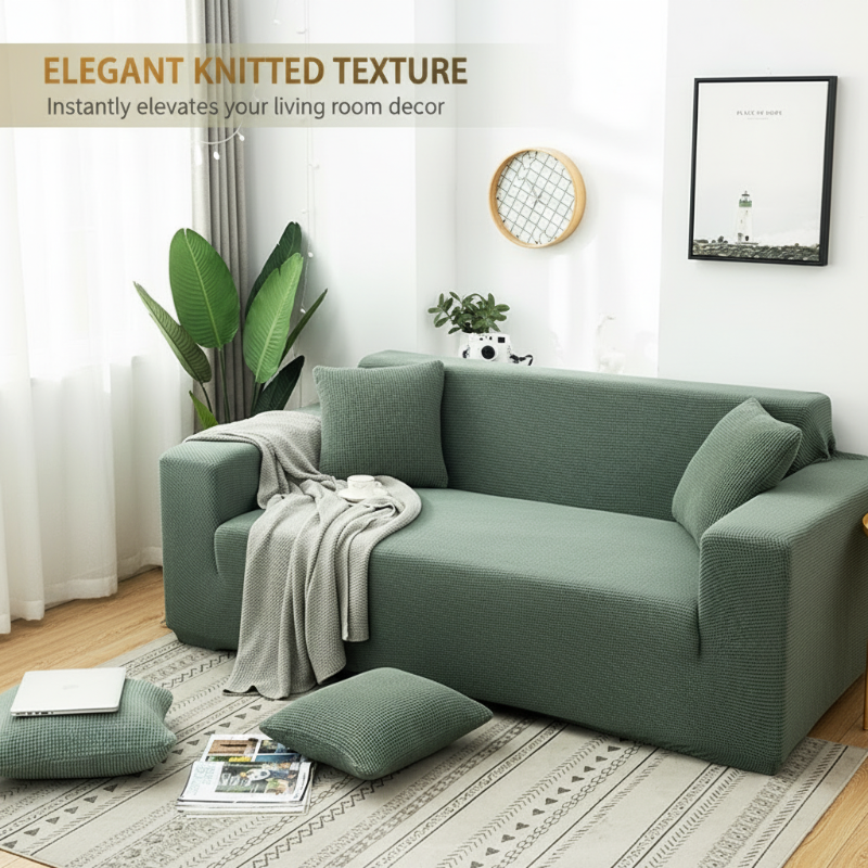 🔥49% OFF NOW!🛋️Jacquard Knitted Stretch Sofa Cover✨