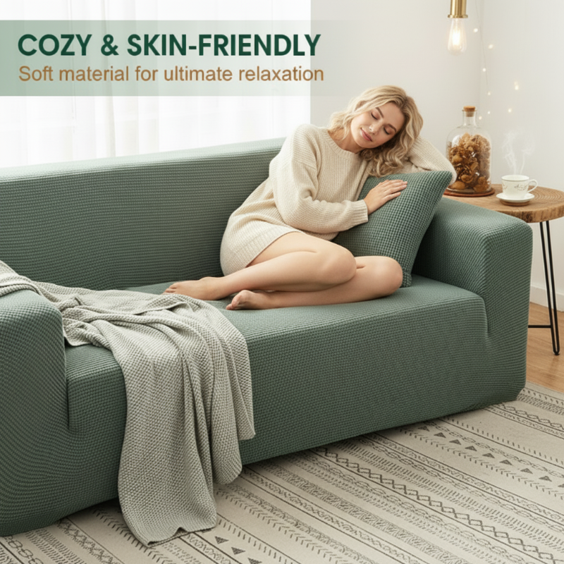 🔥49% OFF NOW!🛋️Jacquard Knitted Stretch Sofa Cover✨