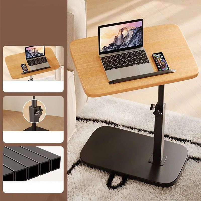 🛋️ LIMITED-TIME 49% OFF! ✨ C-Shape Side Table with Swivel Tray – Adjustable, Spacious, Sturdy 🍽️