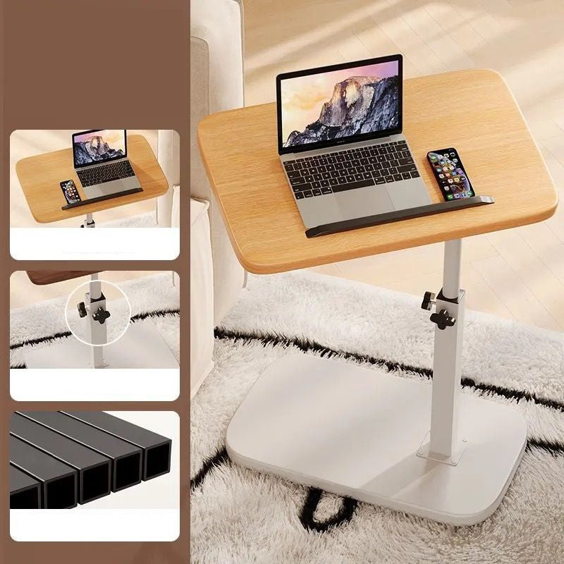 🛋️ LIMITED-TIME 49% OFF! ✨ C-Shape Side Table with Swivel Tray – Adjustable, Spacious, Sturdy 🍽️