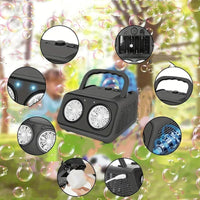 🔥49% OFF ! 🎁Fun for the Whole Family – 🥰handheld multi-hole bubble machine 【Exclusive Offer】