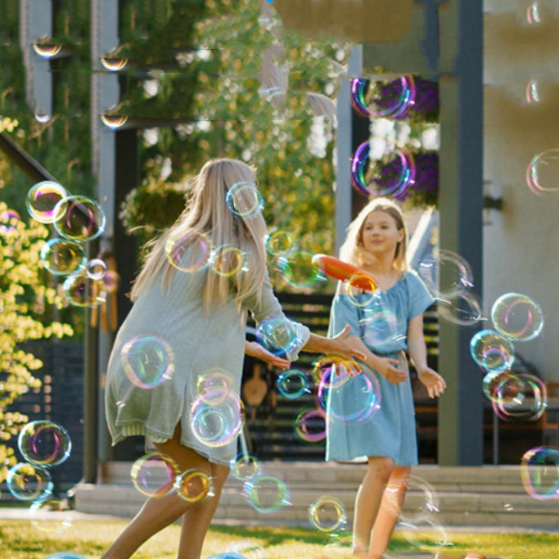 🔥49% OFF ! 🎁Fun for the Whole Family – 🥰handheld multi-hole bubble machine 【Exclusive Offer】