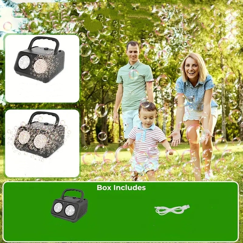🔥49% OFF ! 🎁Fun for the Whole Family – 🥰handheld multi-hole bubble machine 【Exclusive Offer】