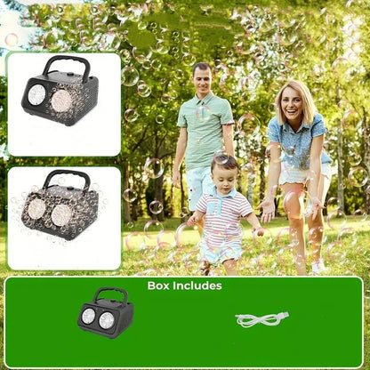 🔥49% OFF ! 🎁Fun for the Whole Family – 🥰handheld multi-hole bubble machine 【Exclusive Offer】