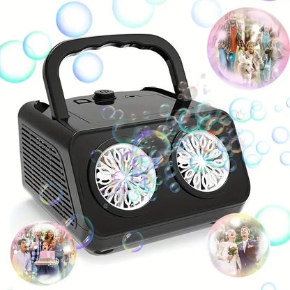 🔥49% OFF ! 🎁Fun for the Whole Family – 🥰handheld multi-hole bubble machine 【Exclusive Offer】