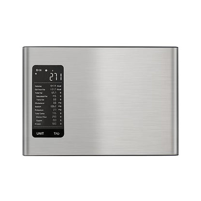 ⚖️📊 Digital kitchen scale – measures 19 nutritional values & calories via app, 5kg stainless steel 🥗✅ for healthy eating & weight loss