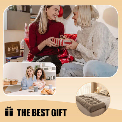 🛏️ 49% OFF NOW! ☁️ Supportive & Warm Thick Bed Mattress Pad – Extra Comfort, Breathable & Machine Washable 🧼