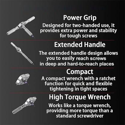 🏆2026 New Arrivals - 40% Off!🔥40-in-1 Magnetic Ratchet Screwdriver Set