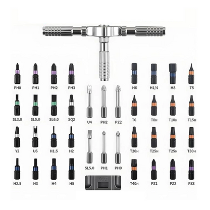 🏆2026 New Arrivals - 40% Off!🔥40-in-1 Magnetic Ratchet Screwdriver Set
